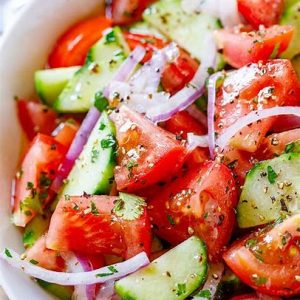 Tomato _ cucumber Salad